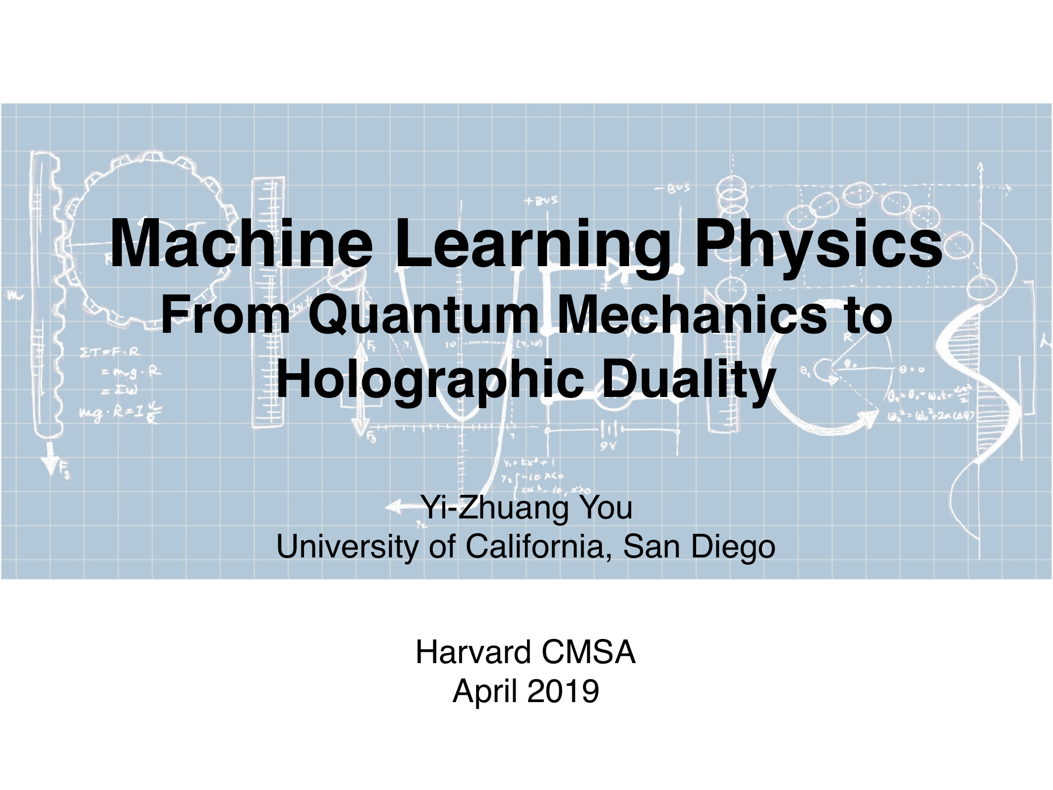 Machine Learning Physics