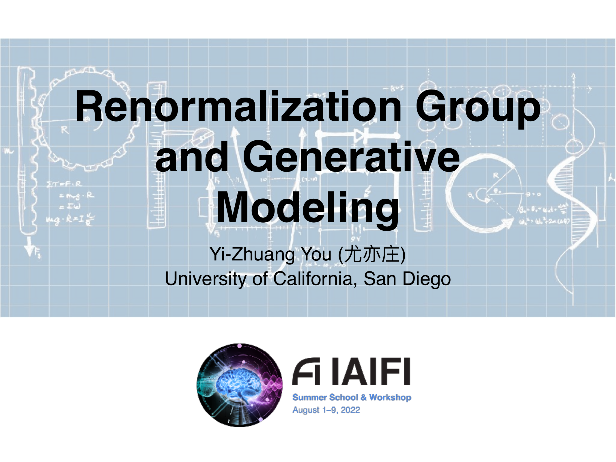 Renormalization Group Flow and Generative Modeling